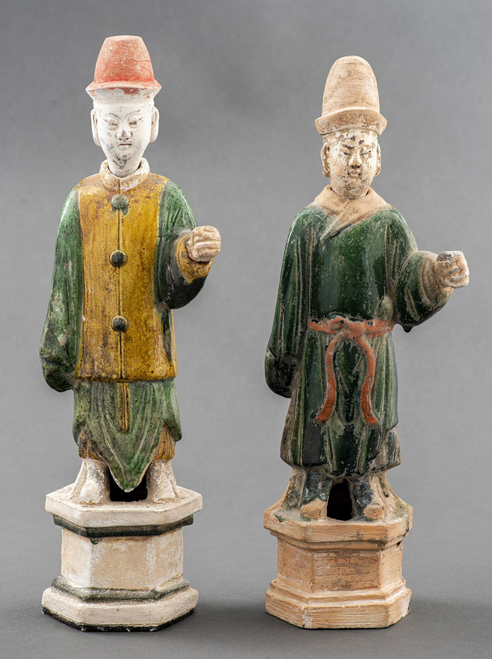 Chinese Ming Dynasty Pottery Figures,14th-15th C (1 of 9)