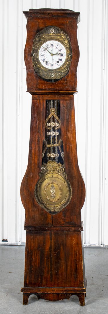 French Provincial Morbier Comptoise Oak Clock (1 of 9)