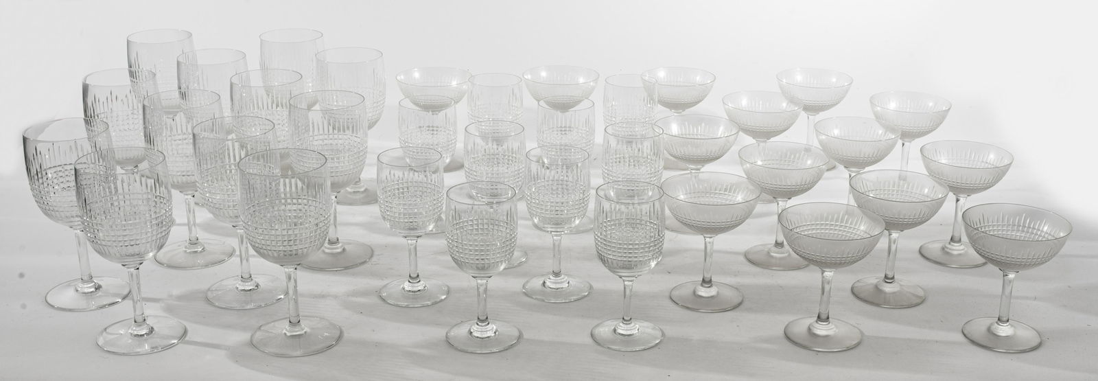 Baccarat Nancy Clear Cut Crystal Glassware (1 of 6)