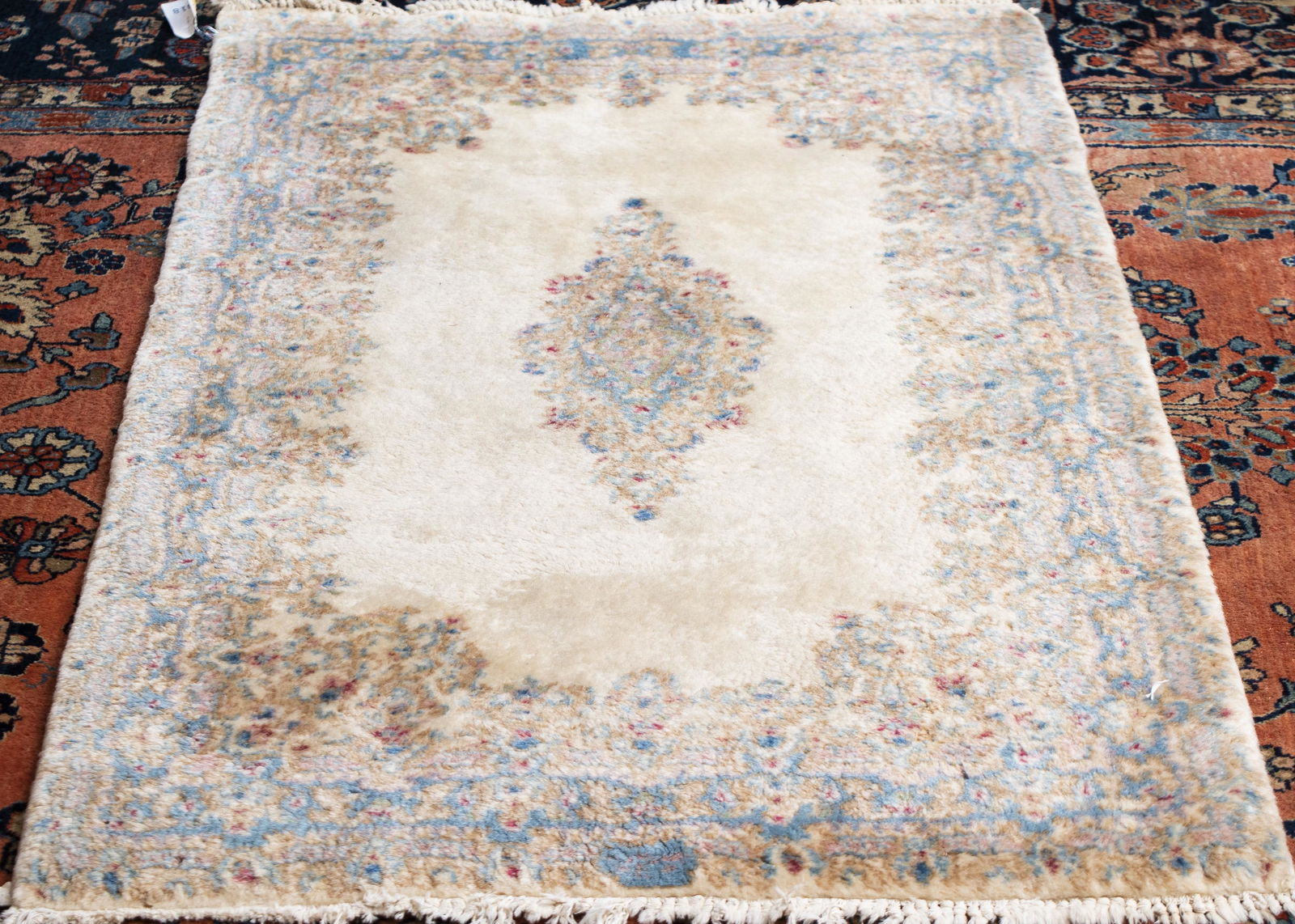 Kerman Wool Carpet  4' 11" x 2' 11" (1 of 4)