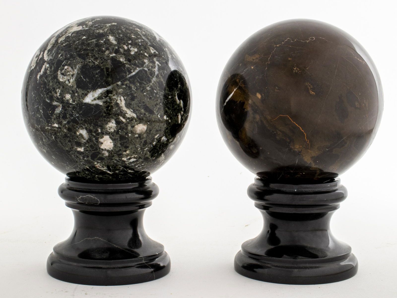 Neoclassical Style Polished Stone Spheres, 2 (1 of 3)