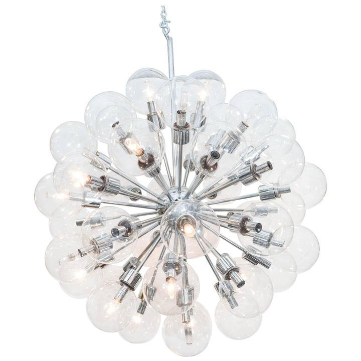 Large Sputnik Chandelier by Lightolier (1 of 5)
