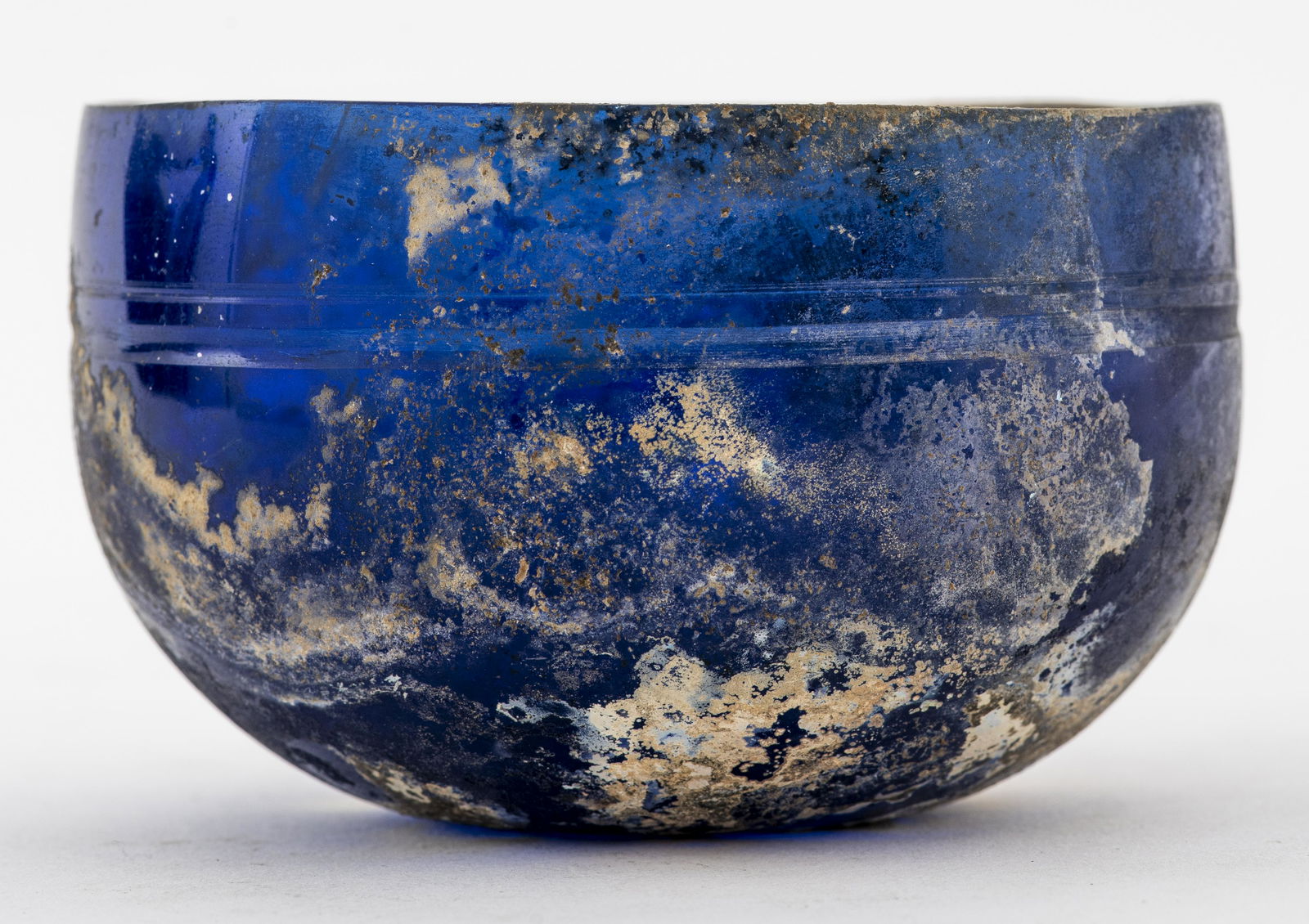 Ancient Roman Cobalt Glass Bowl (1 of 4)