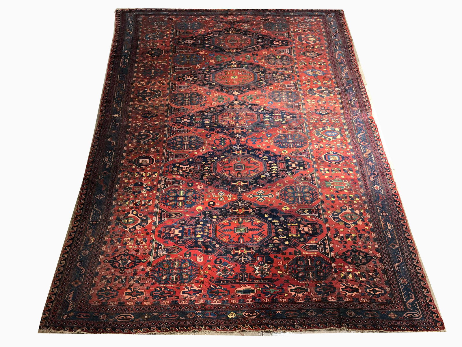 Turkish Ashfar Woven Carpet 13' 10" x 9' 1" (1 of 6)