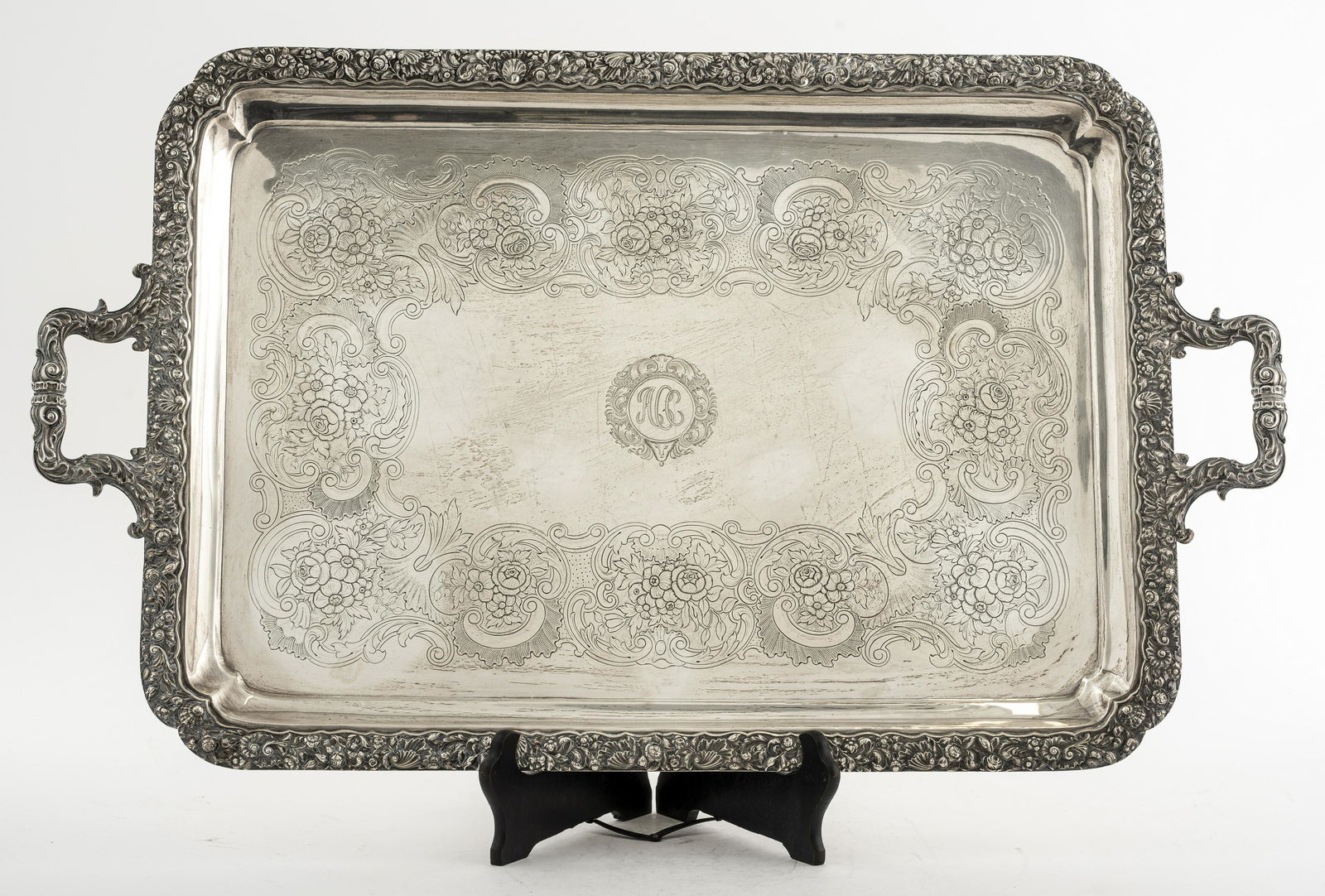 Crichton & Co Ltd. Sterling Silver Serving Tray (1 of 8)