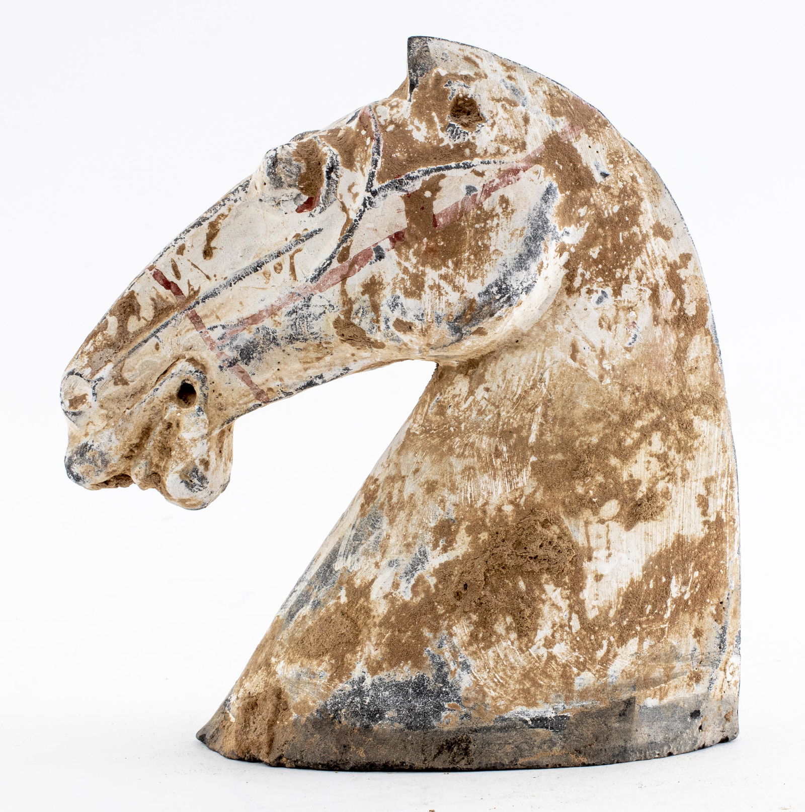 Chinese Han Period Terra Cotta Horse Head (1 of 9)