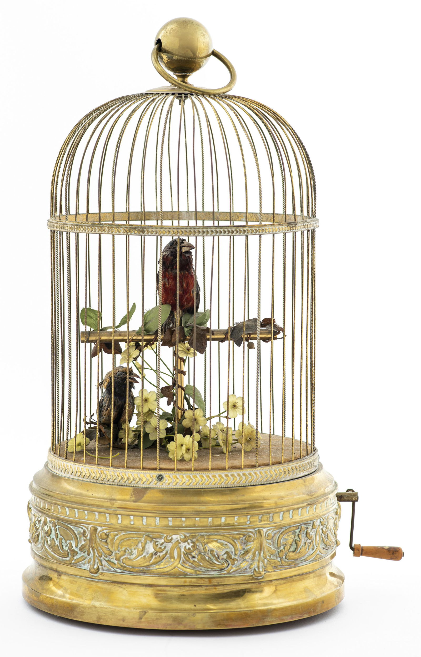 French Singing Bird In Gilt Cage Automaton (1 of 9)