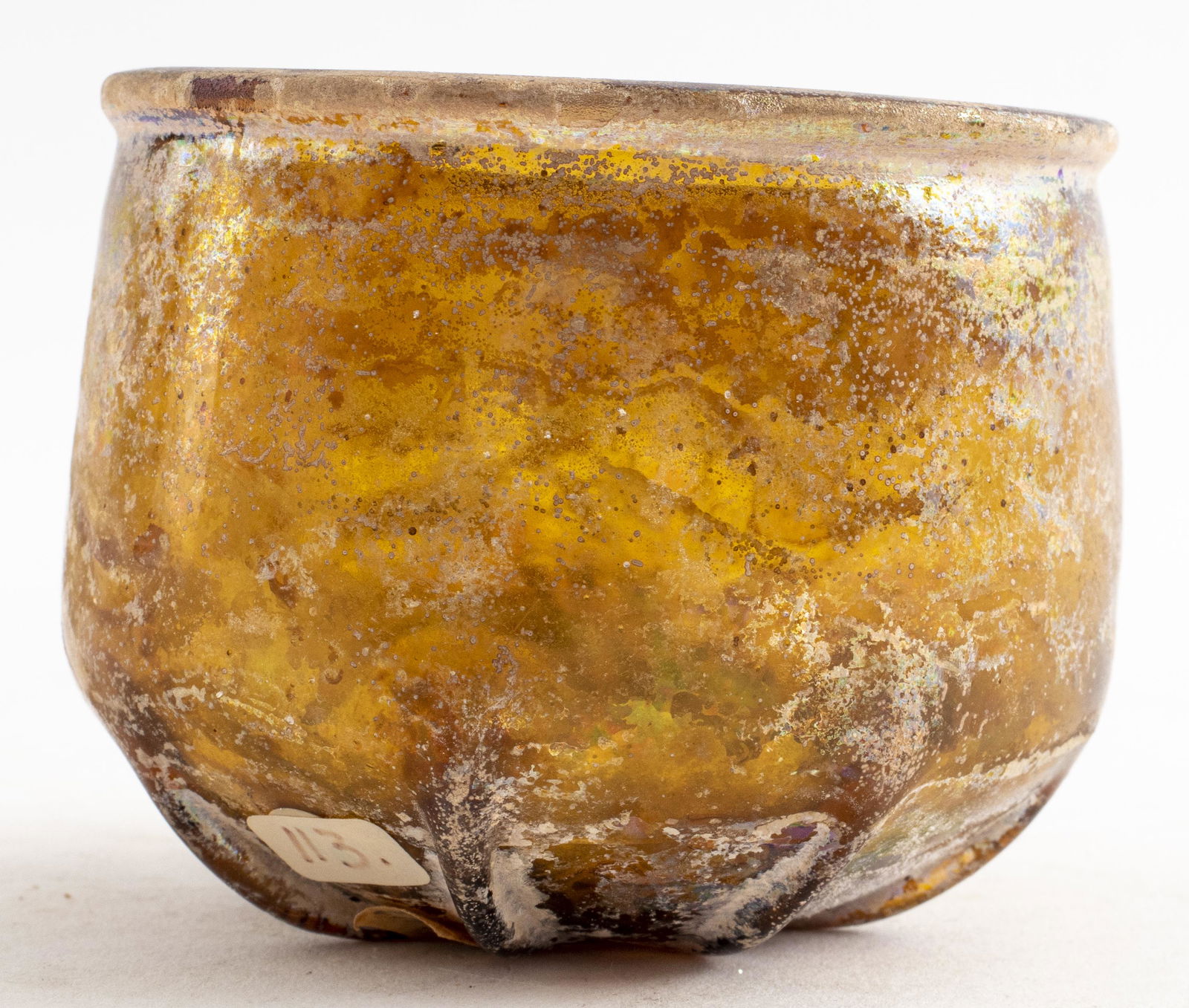 Ancient Roman Amber Glass Cup (1 of 8)
