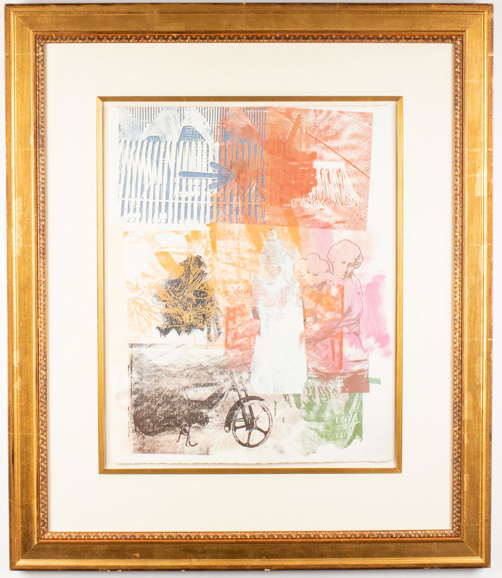 Robert Rauschenberg "Arrow" Lithograph, 1983 (1 of 8)