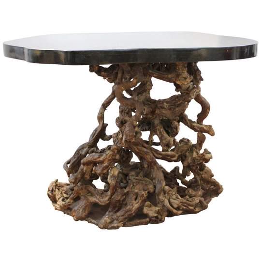 Chinese Modern Console Table With Tree Root Base (1 of 9)