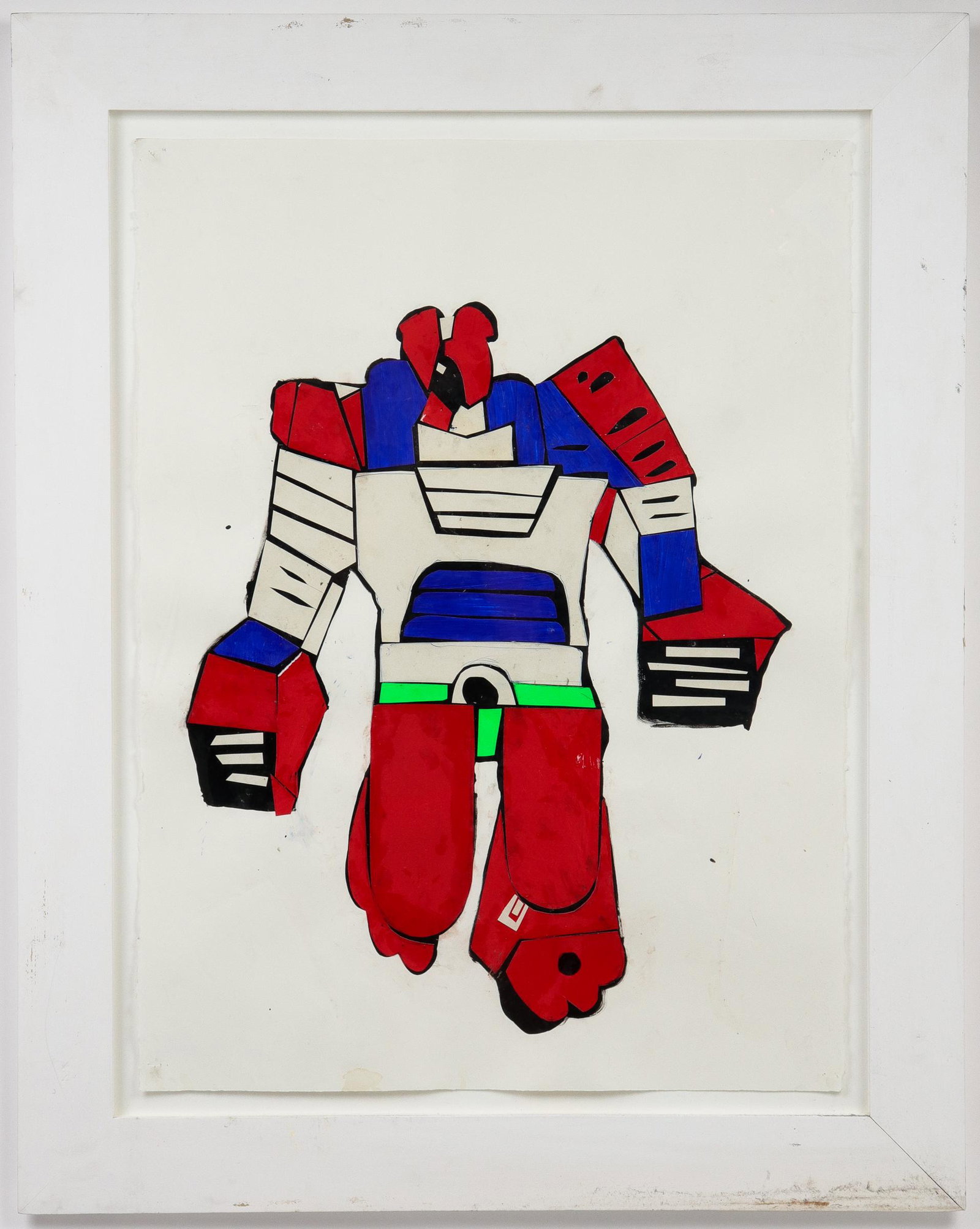 Jacob Williams "Robot" Acrylic & Collage (1 of 5)
