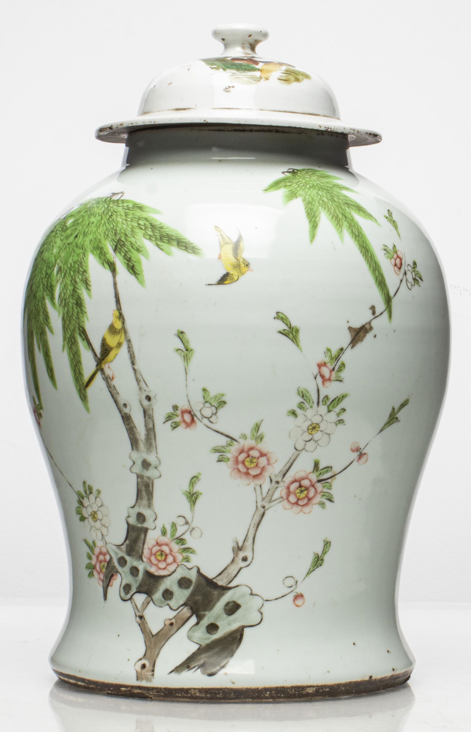 Chinese Glazed Plum Blossom Ginger Jar (1 of 6)