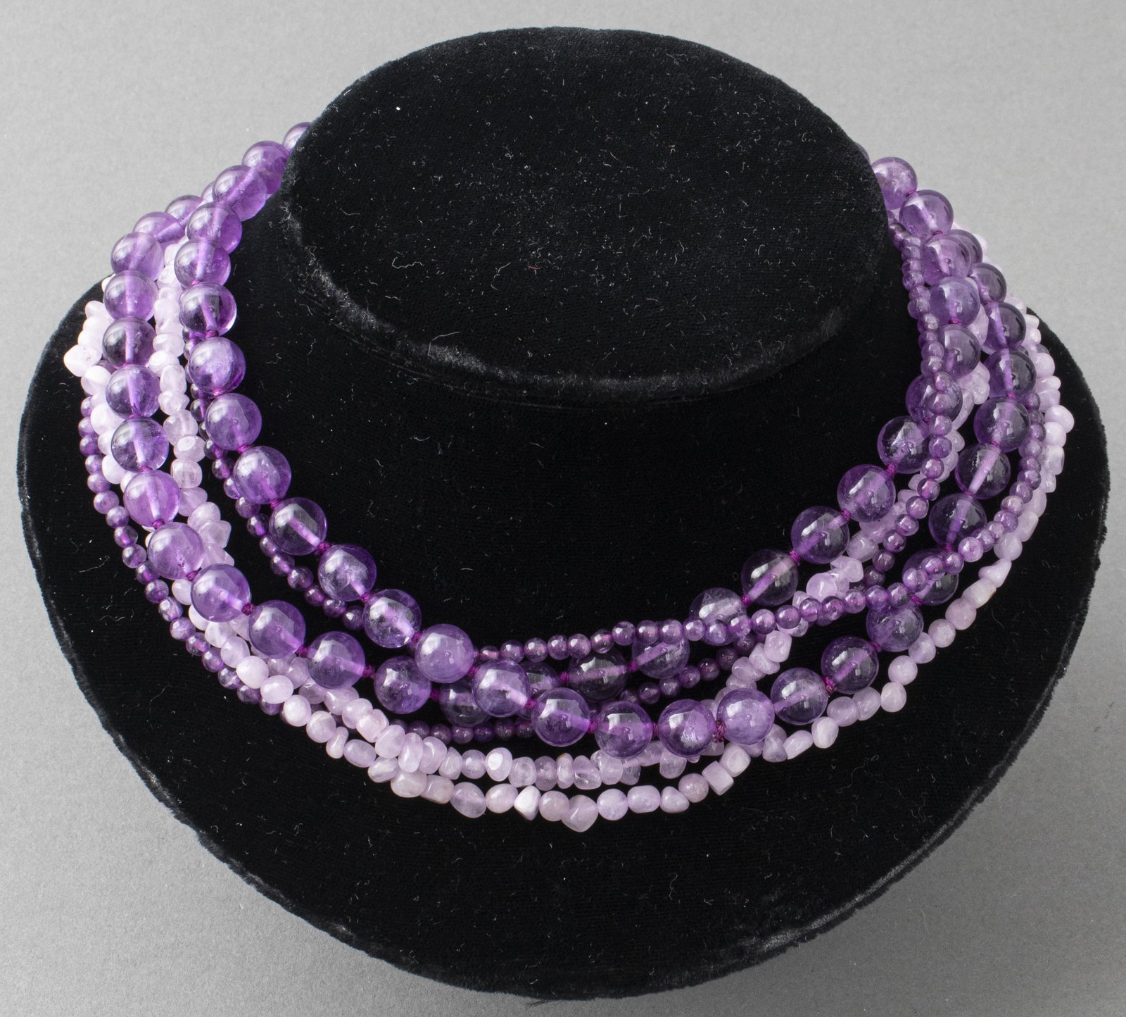 Amethyst Beaded Necklaces, Group of 3 (1 of 5)