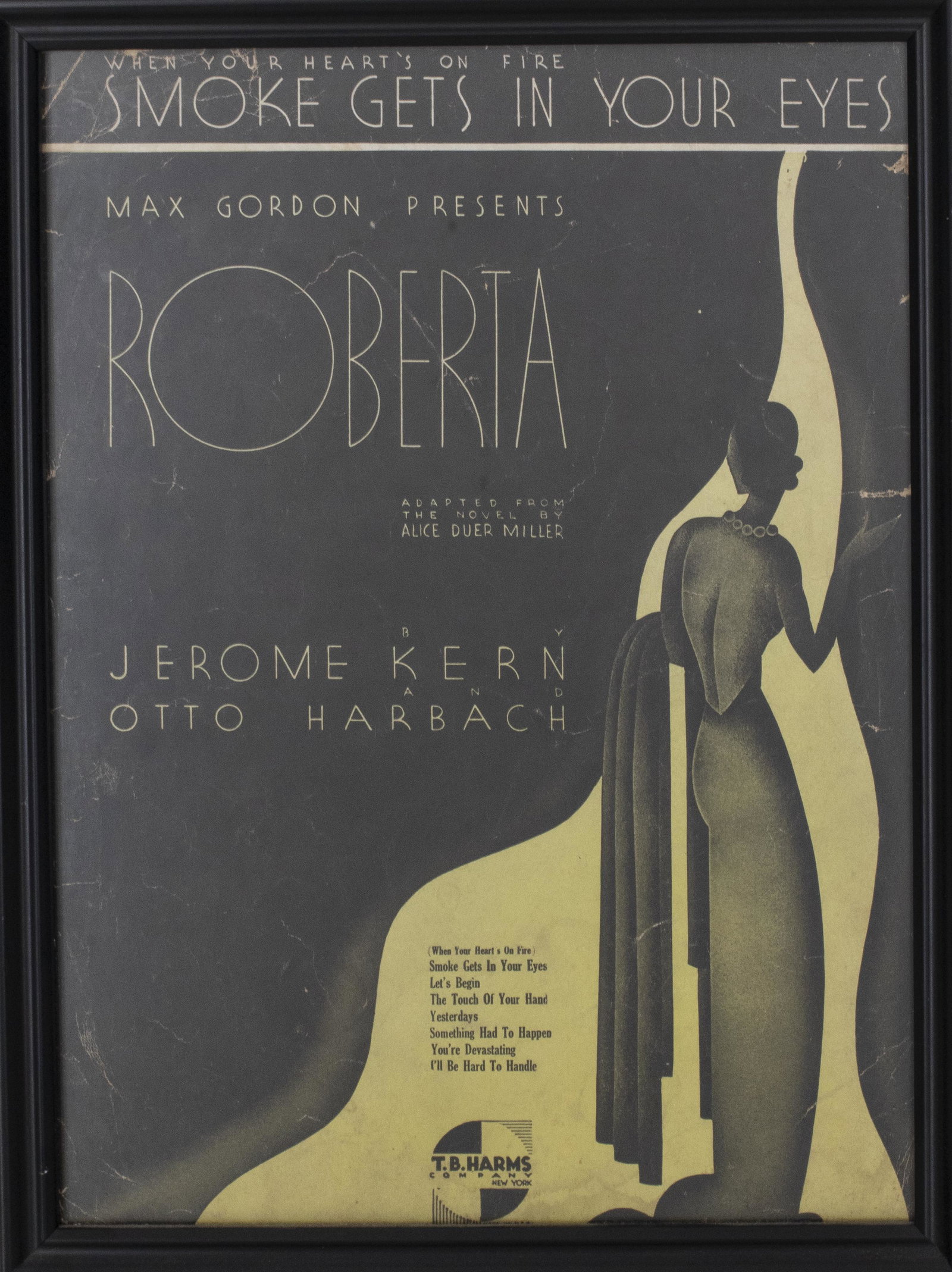 Framed Vintage New York Show Poster (1 of 3)