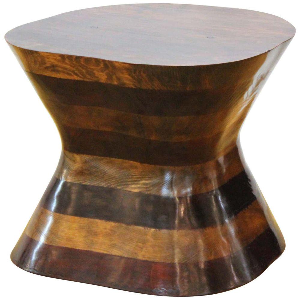 Wendell Castle Style Postmodern Side Table (1 of 9)