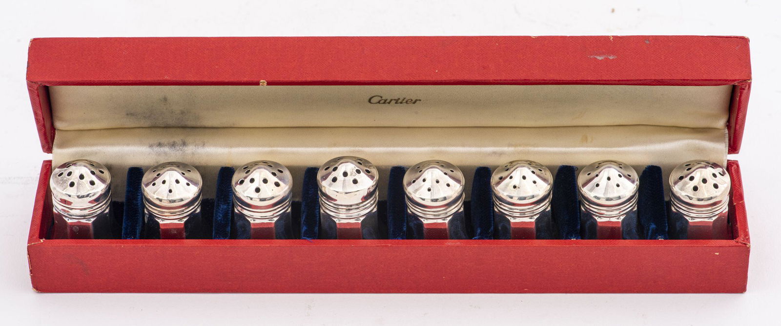Cartier Sterling Silver Salt and Pepper Shakers, 8 (1 of 8)