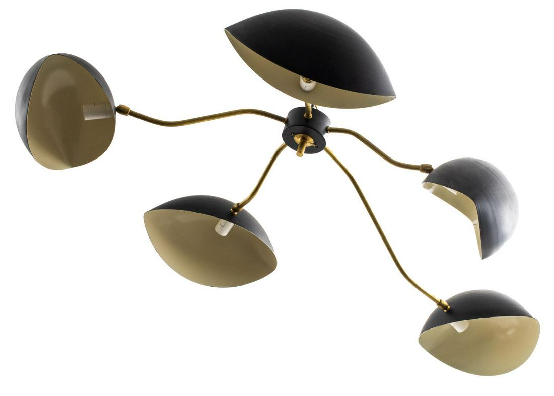 Serge Mouille Manner Stilnovo Style Flush Mount (1 of 10)