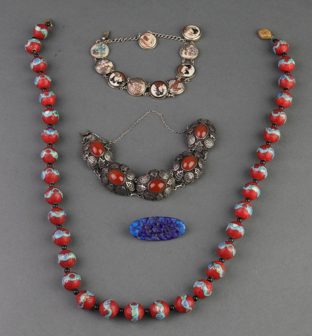 Misc. Asian Lapis, Carnelian, & Other Jewelry, 4 (1 of 8)