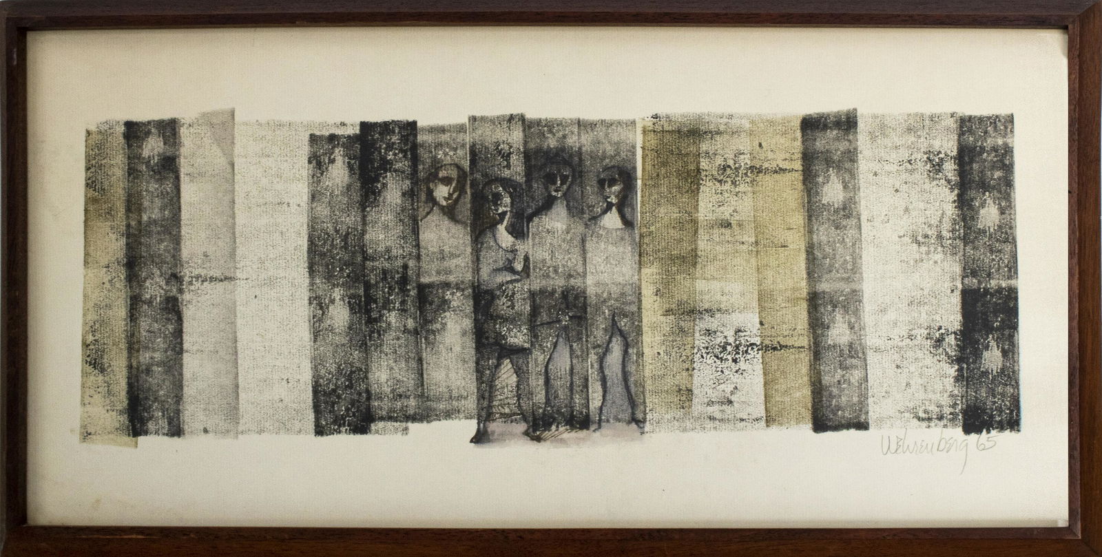 Wehrenberg Signed Surrealist Etching (1 of 4)