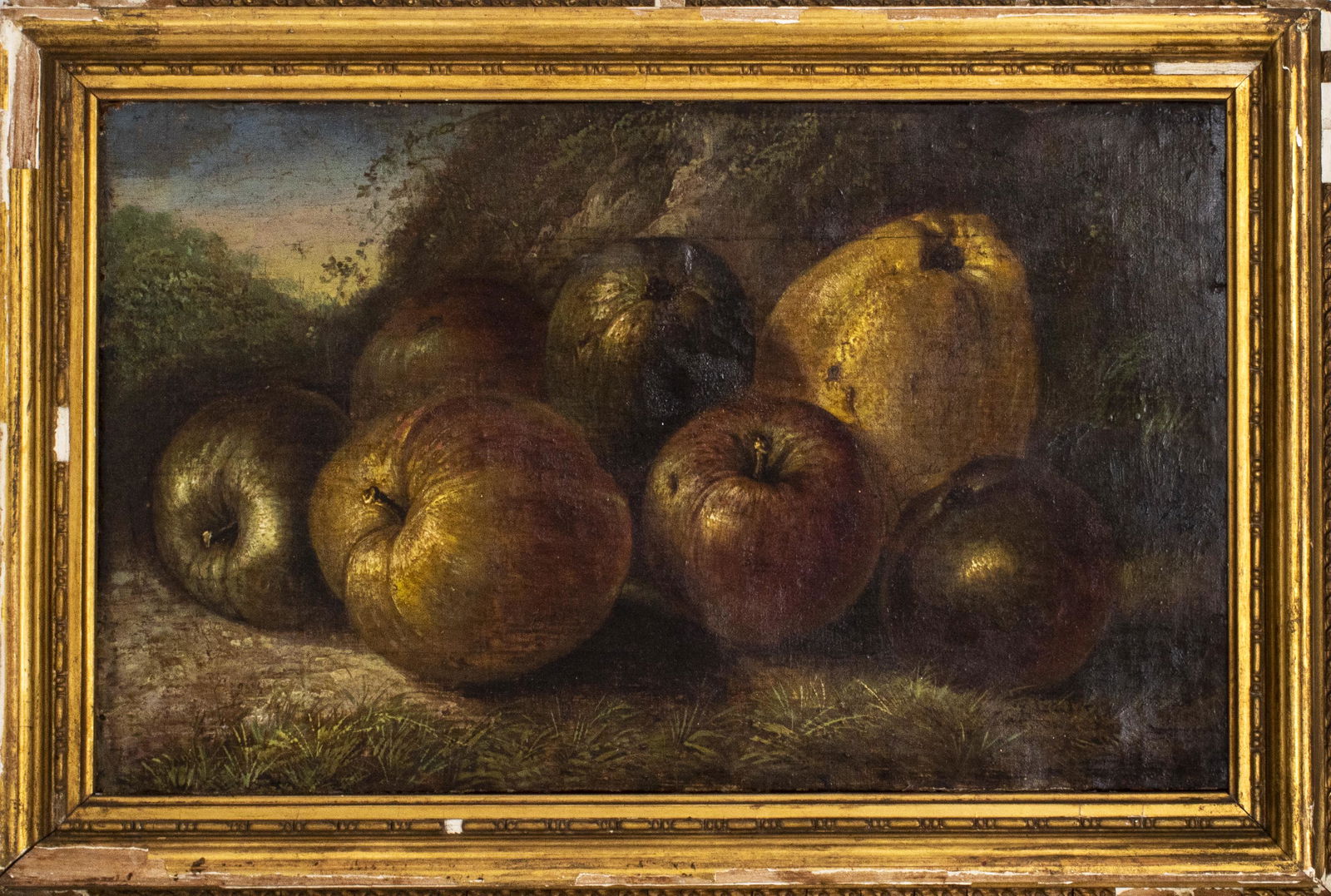 Signed Continental School Still Life Oil on Canvas (1 of 4)