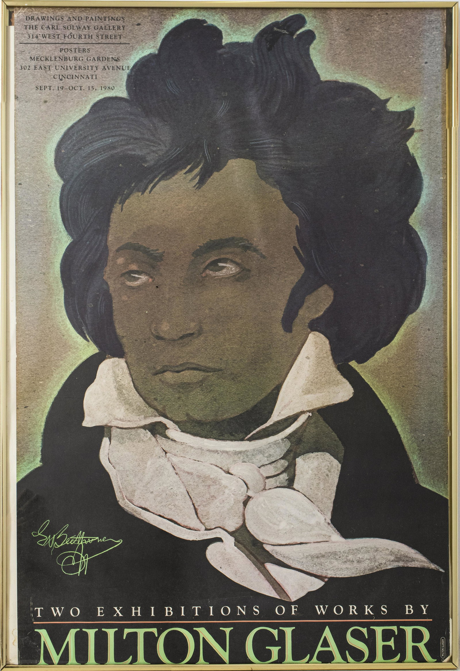 Two Exhibitions of Works by Milton Glaser Poster (1 of 6)