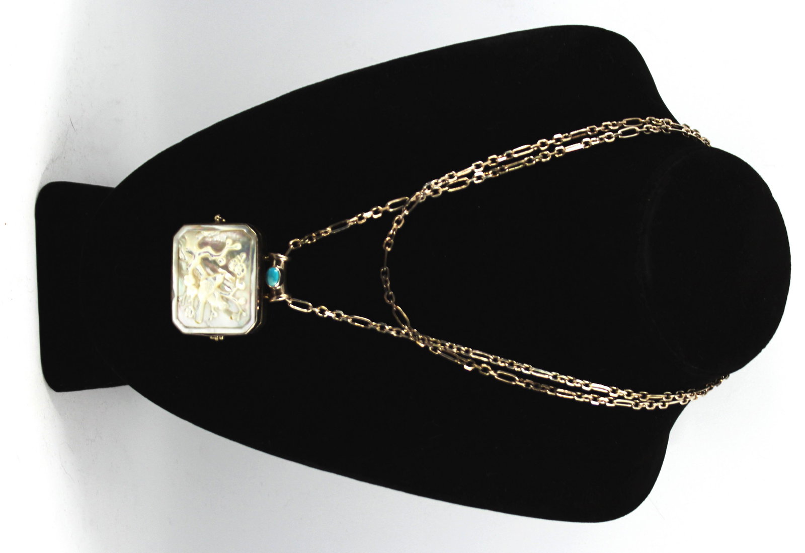 Sajen Silver and M.O.P Locket Necklace (1 of 9)