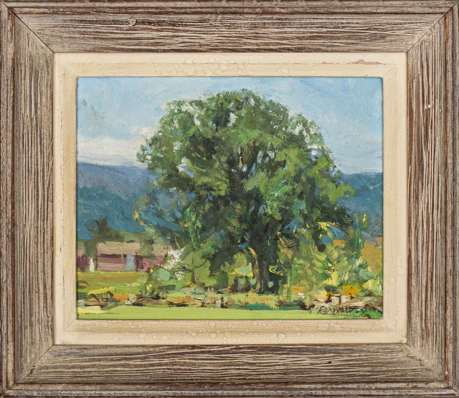 Jay Hall Connaway Vermont Dorset Oil on Board (1 of 10)
