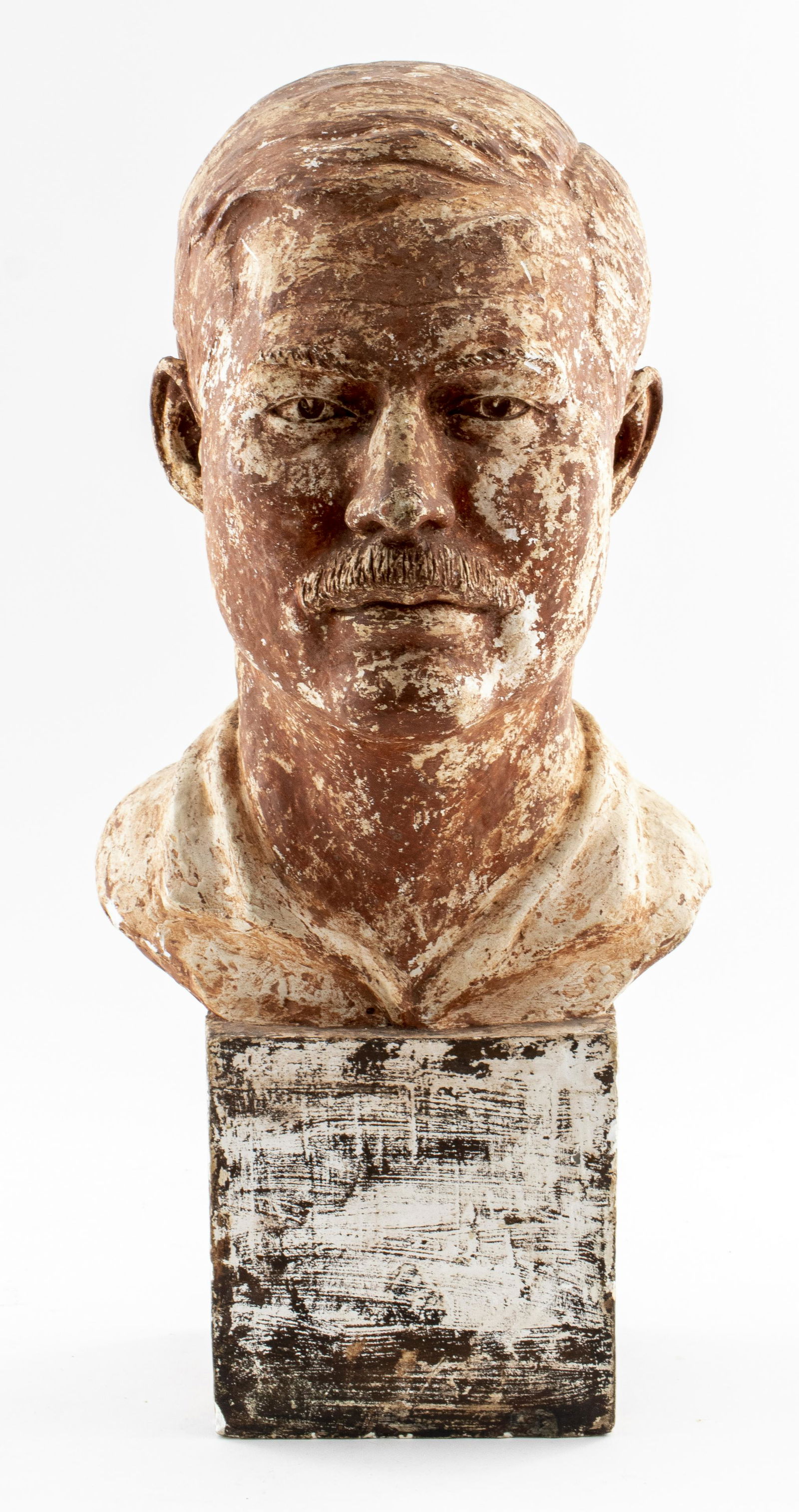 Justin Sturm Art Deco Painted Plaster Bust (1 of 11)