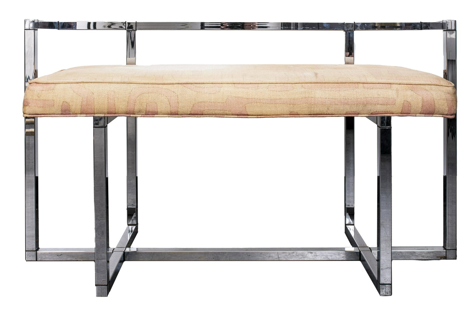 Hollis Jones Manner Modern Chrome Bench (1 of 7)