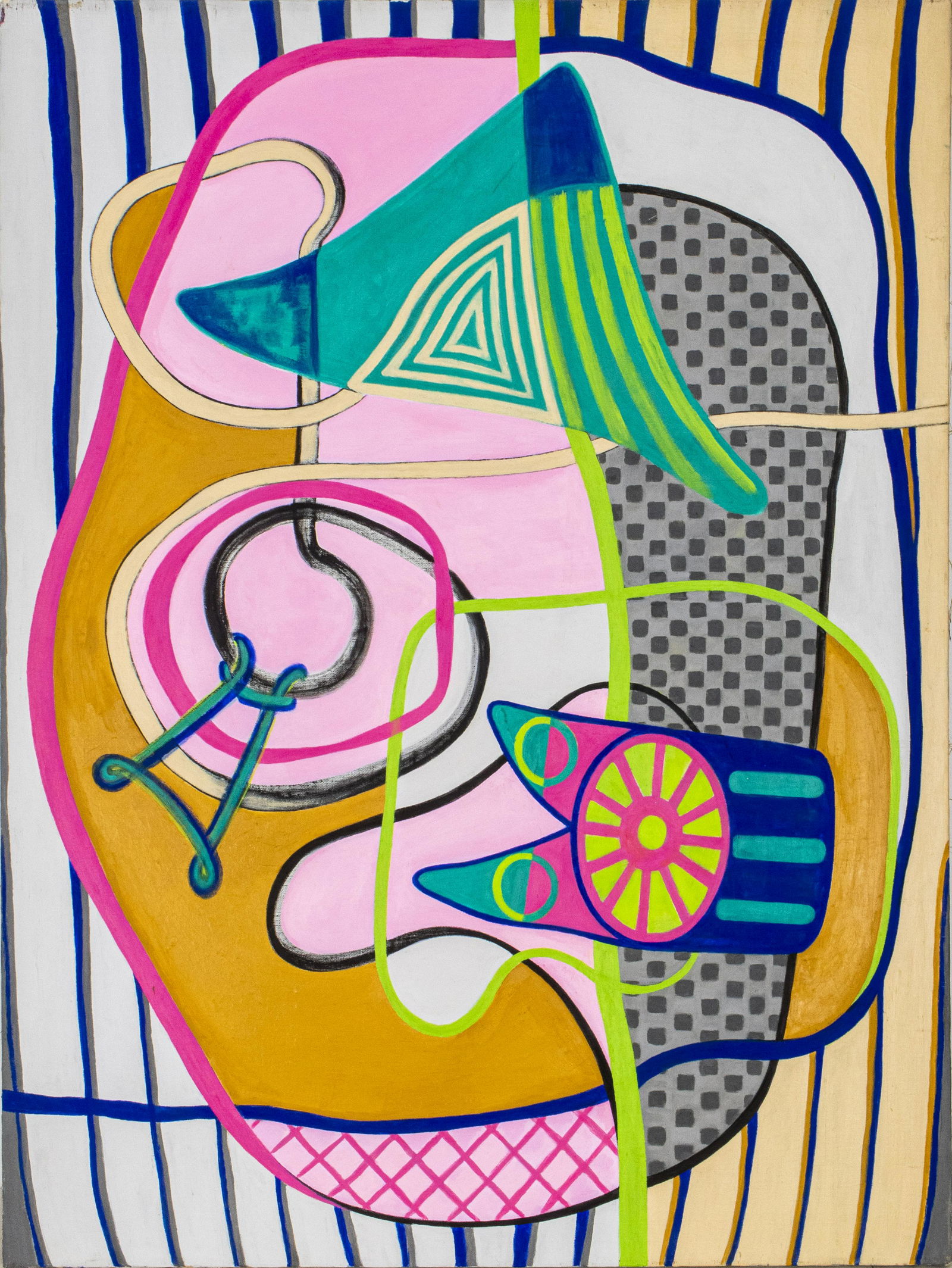 Kayo Lennar Modern Abstract Acrylic on Canvas (1 of 8)