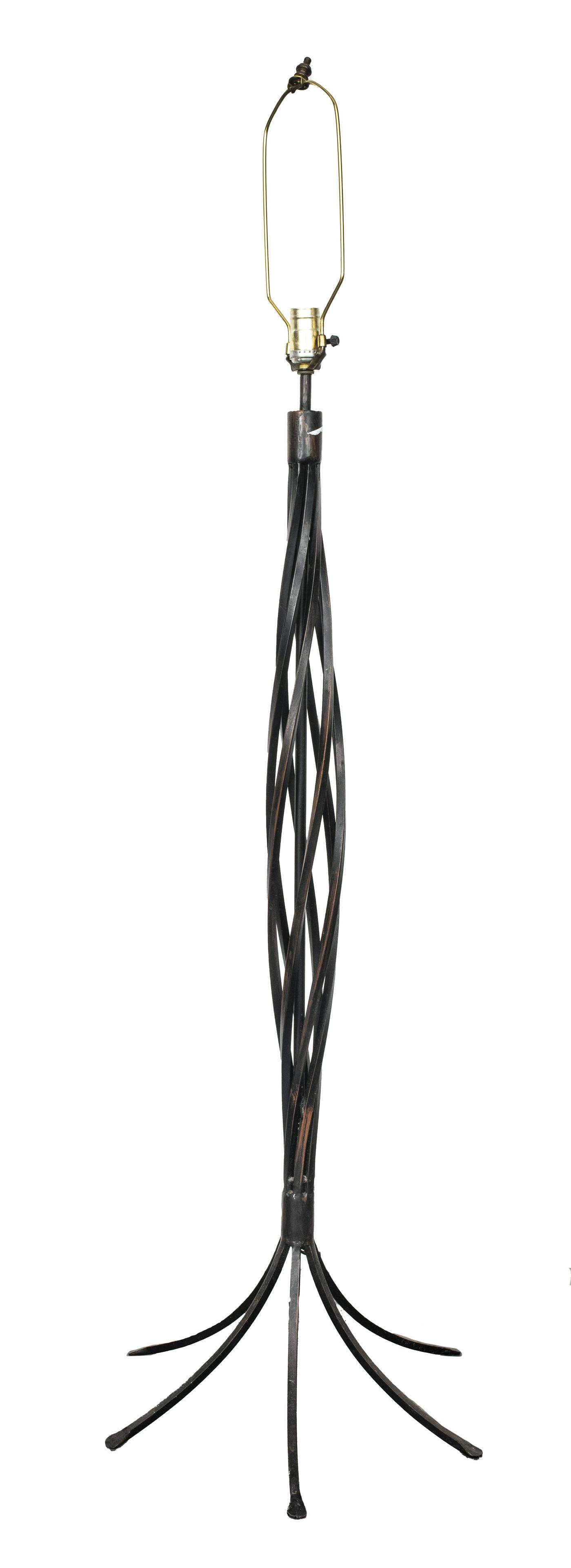 Mid-Century Modern Wrought Iron Floor Lamp (1 of 5)