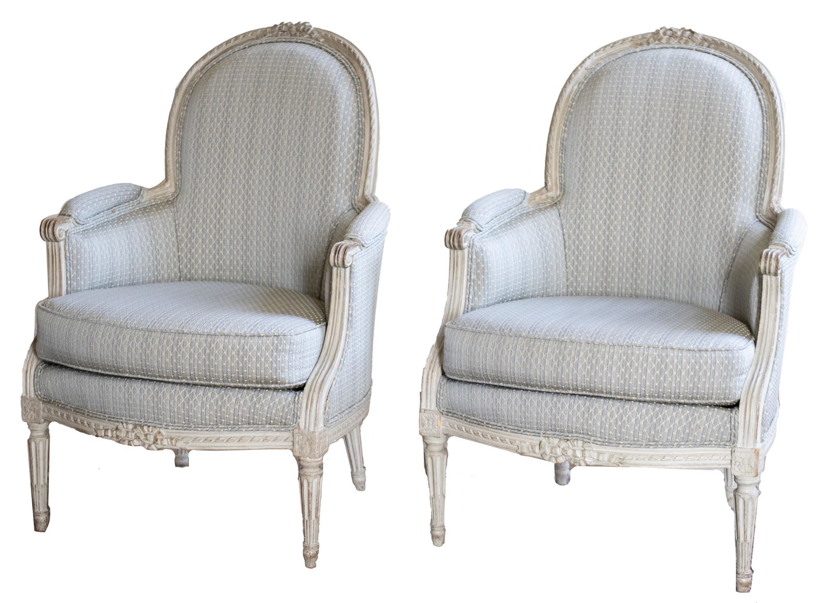 Couleru Louis XVI Painted Armchairs, Pr (1 of 7)