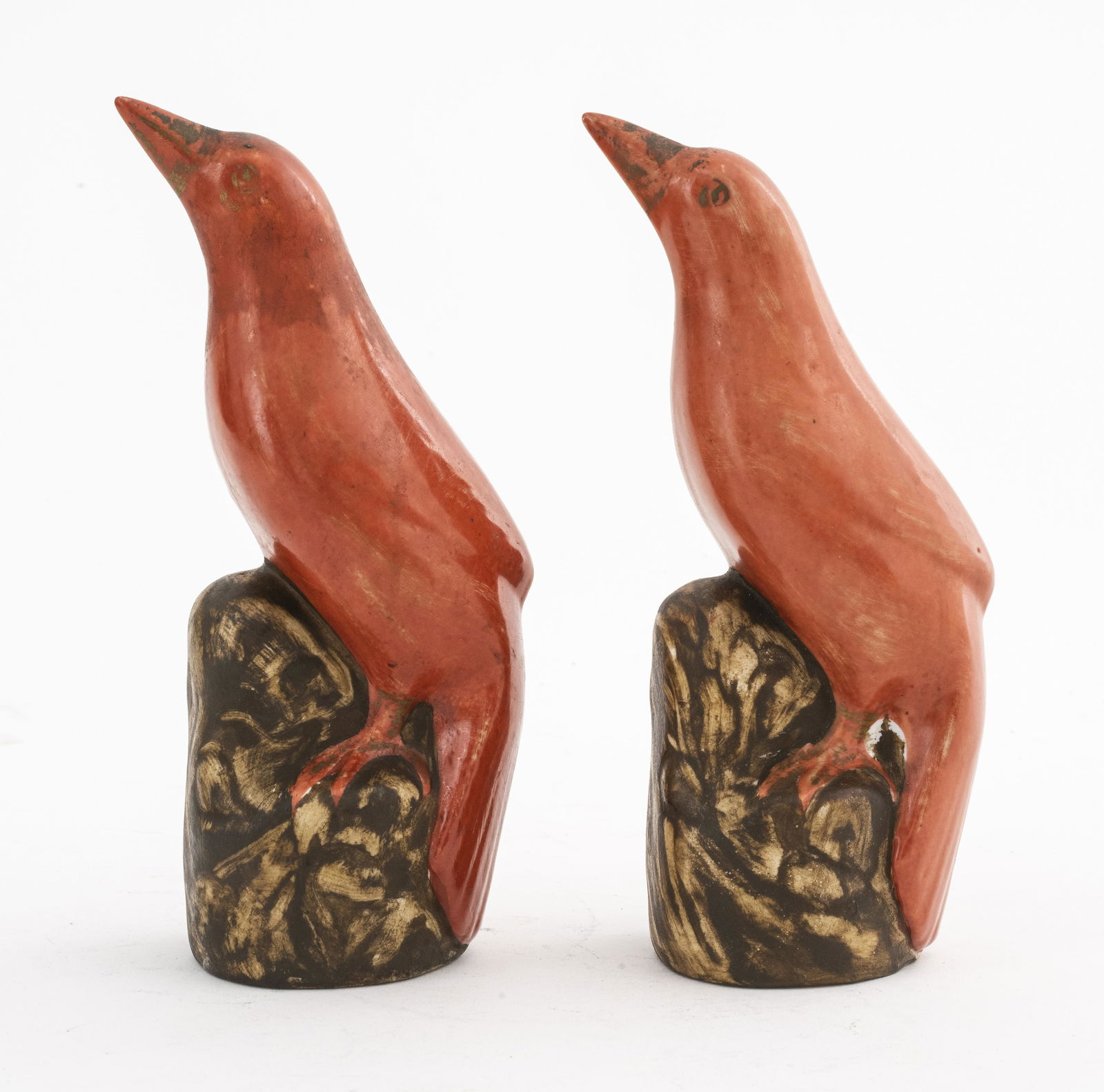 Chinese Glazed Ceramic Bird Figures, Pr (1 of 11)