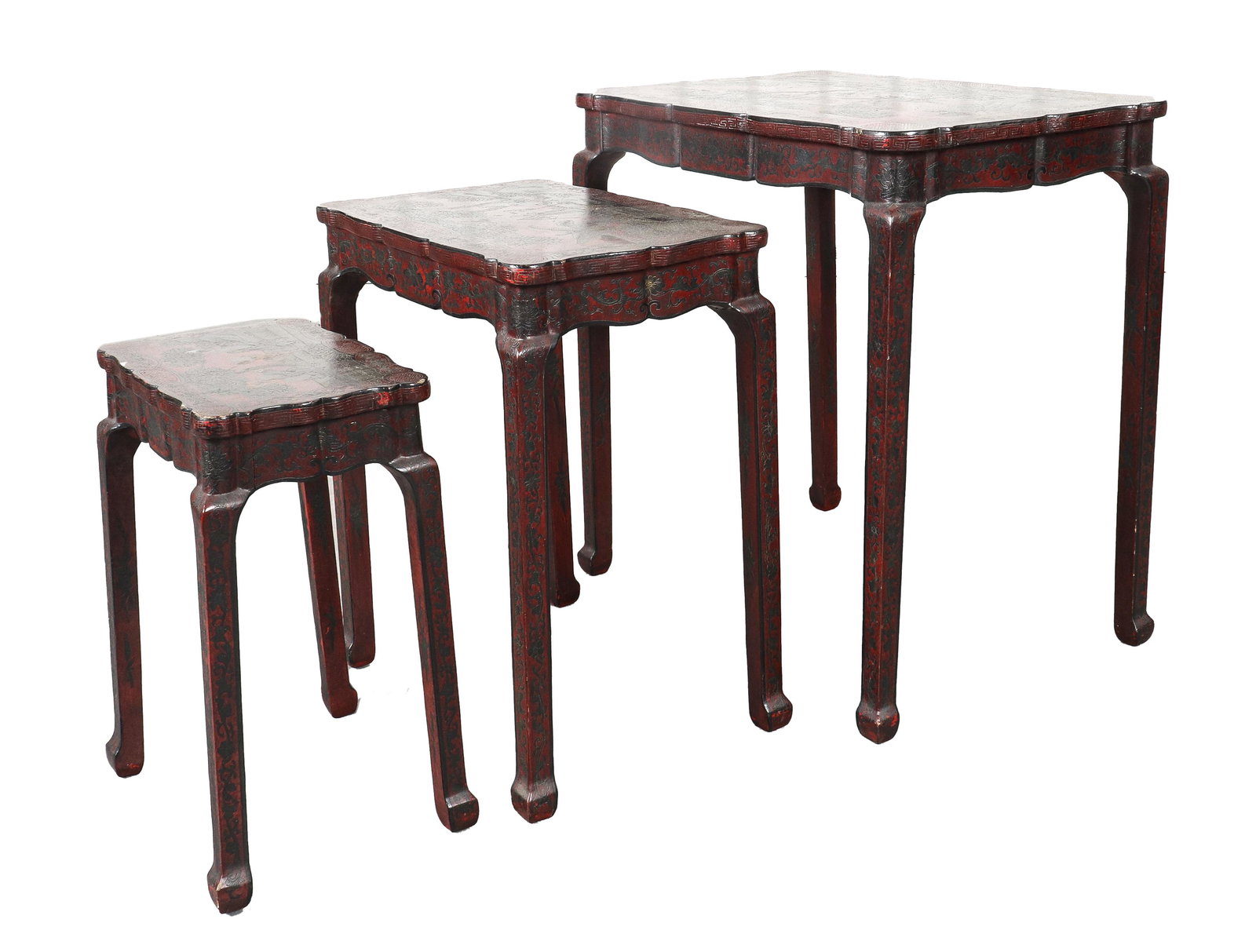 Chinese Nesting Tables, set of 3 (1 of 11)
