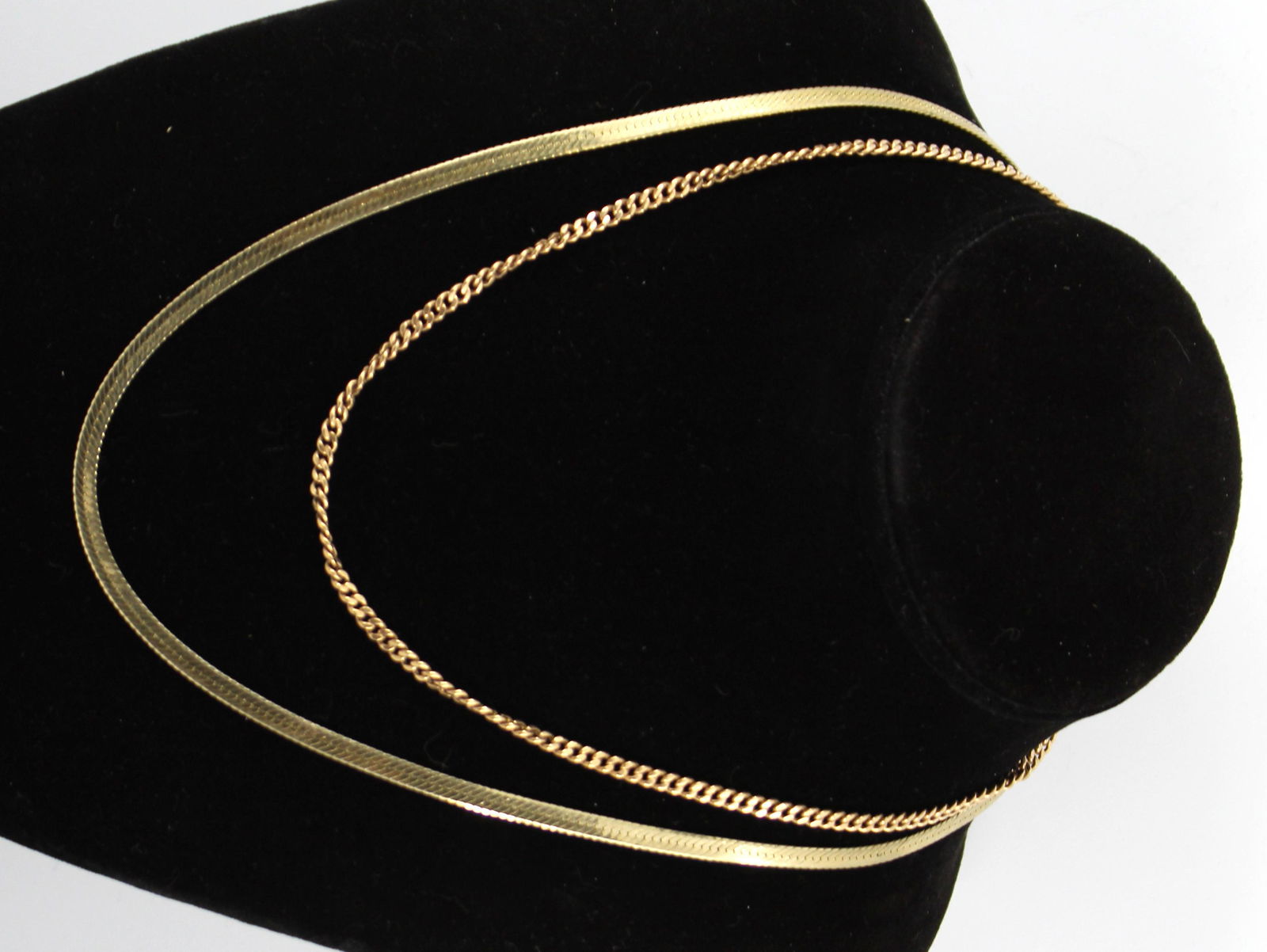 Vintage 14K Yellow Gold Fob Chain Necklace (1 of 4)