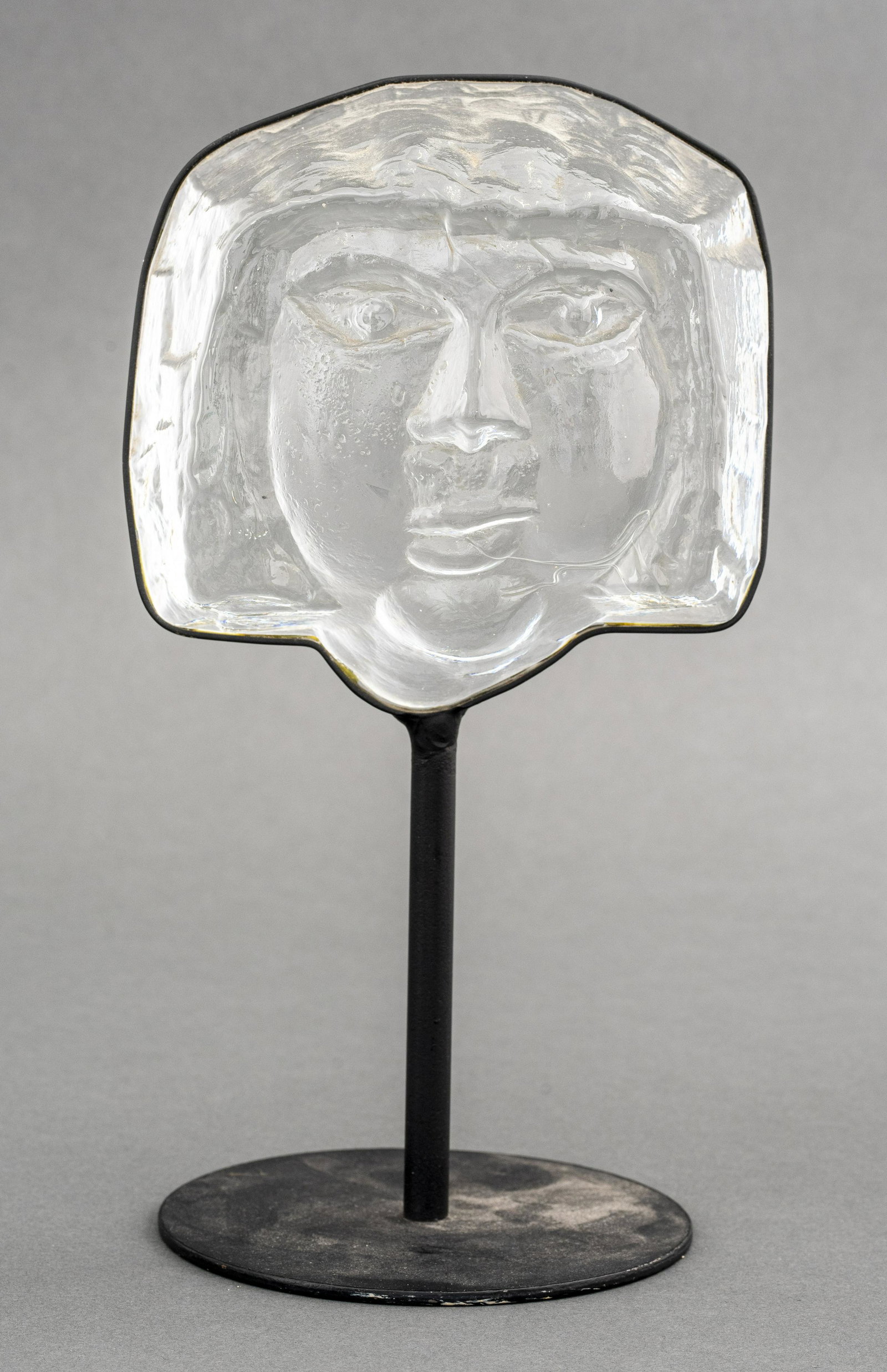 Hoglund Kosta Boda Modern Glass Face Sculpture (1 of 10)