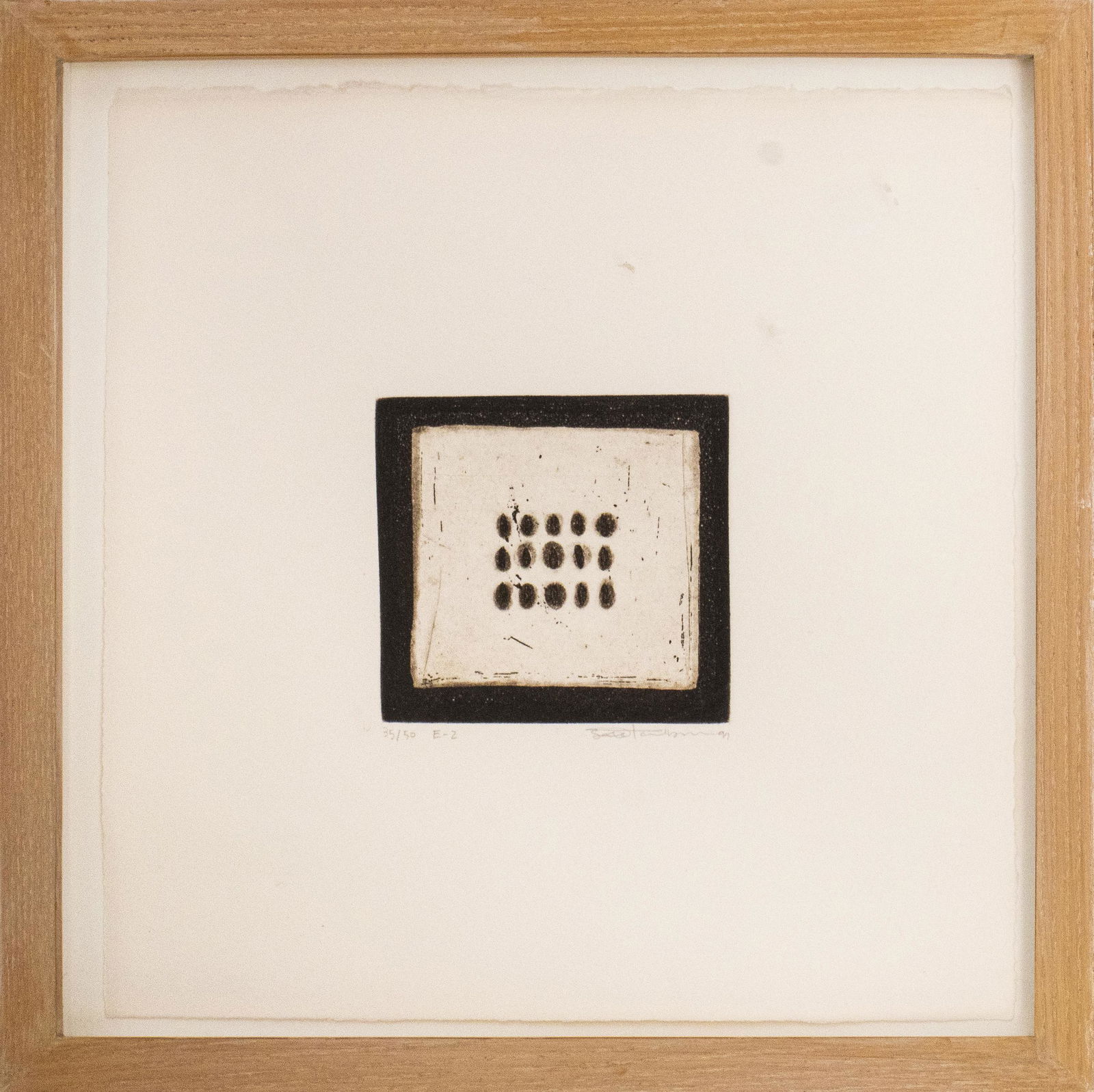 Seiko Tachibana "E-2" Etching (1 of 4)