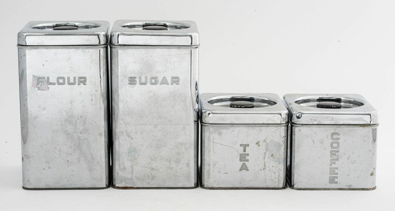 Vintage Beautyware Lincoln Kitchen Storage Tins, 4 (1 of 5)