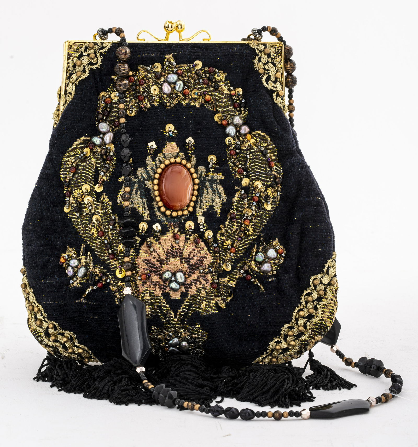 Mary Frances Embellished Tapestry Purse (1 of 6)