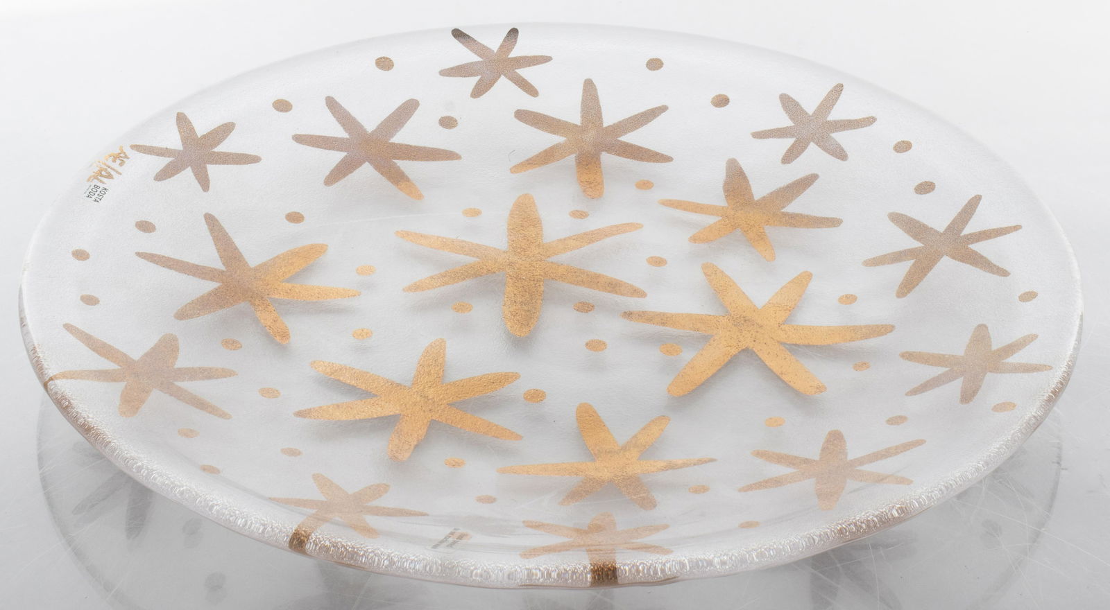 Kosta Boda Swedish Glass Stars Charger Plate (1 of 3)