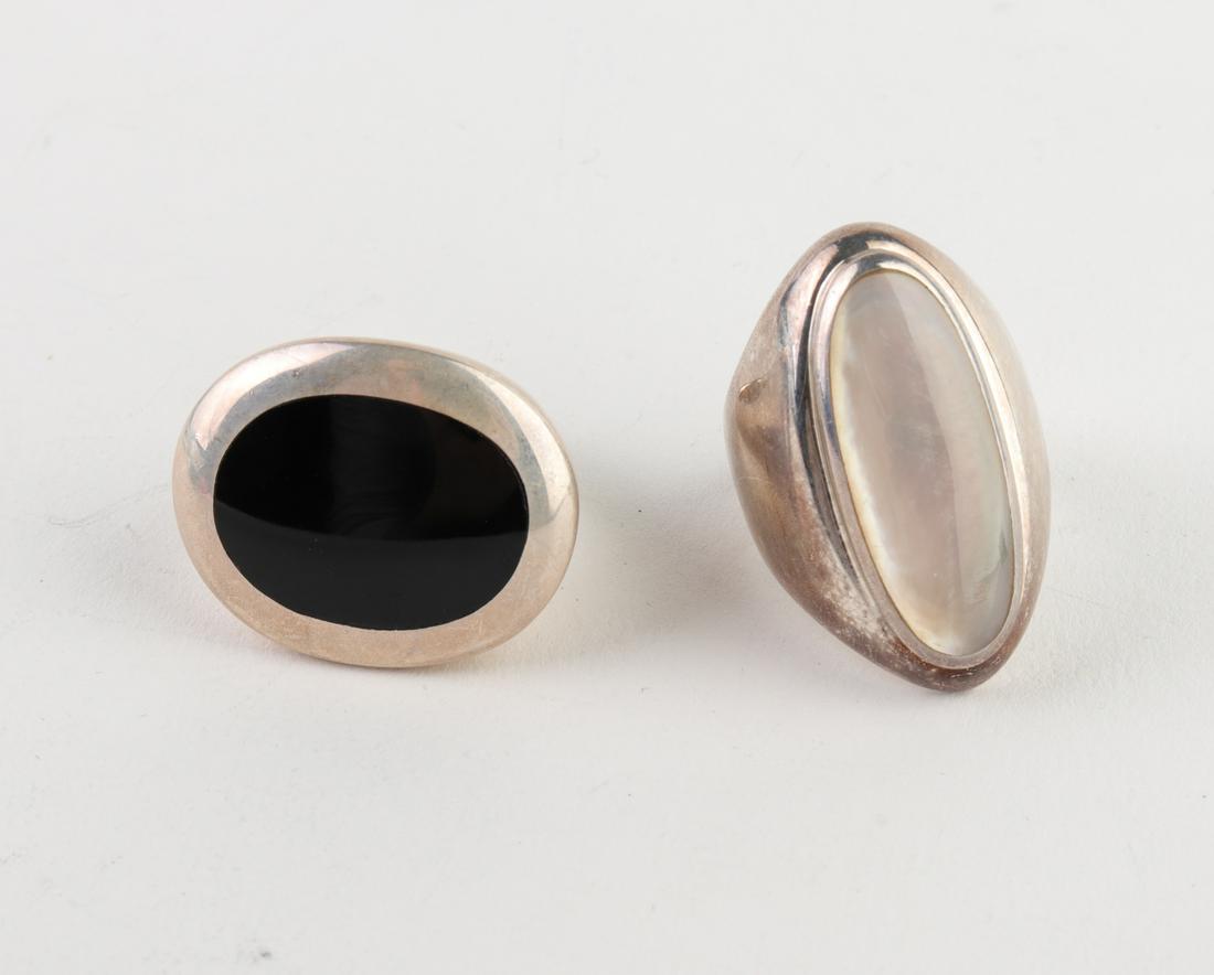Robert Lee Morris & Other Silver Ring, 2 Pcs. (1 of 3)