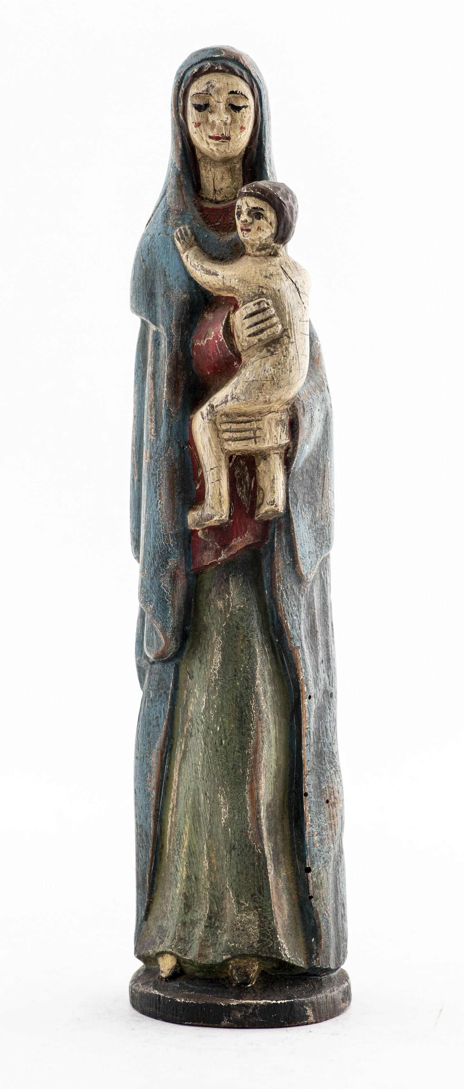 Carved Wood Santos Sculpture (1 of 10)