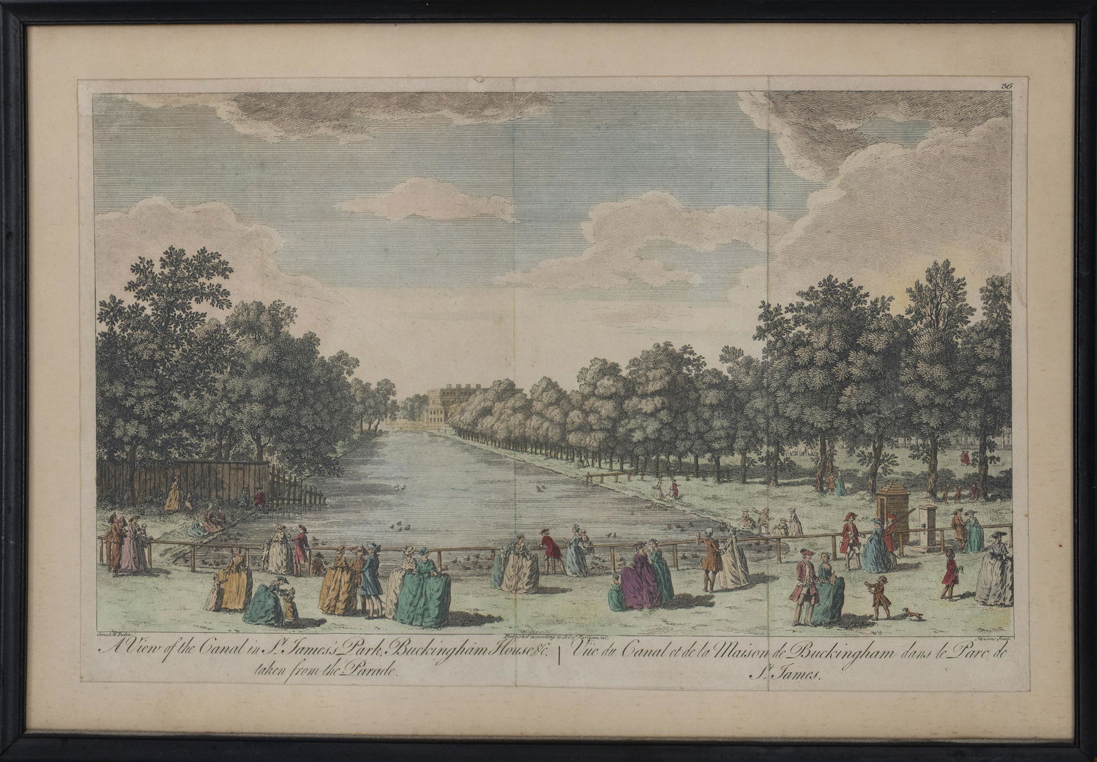 After Canaletto, "A View of the Canal.." Engraving (1 of 4)