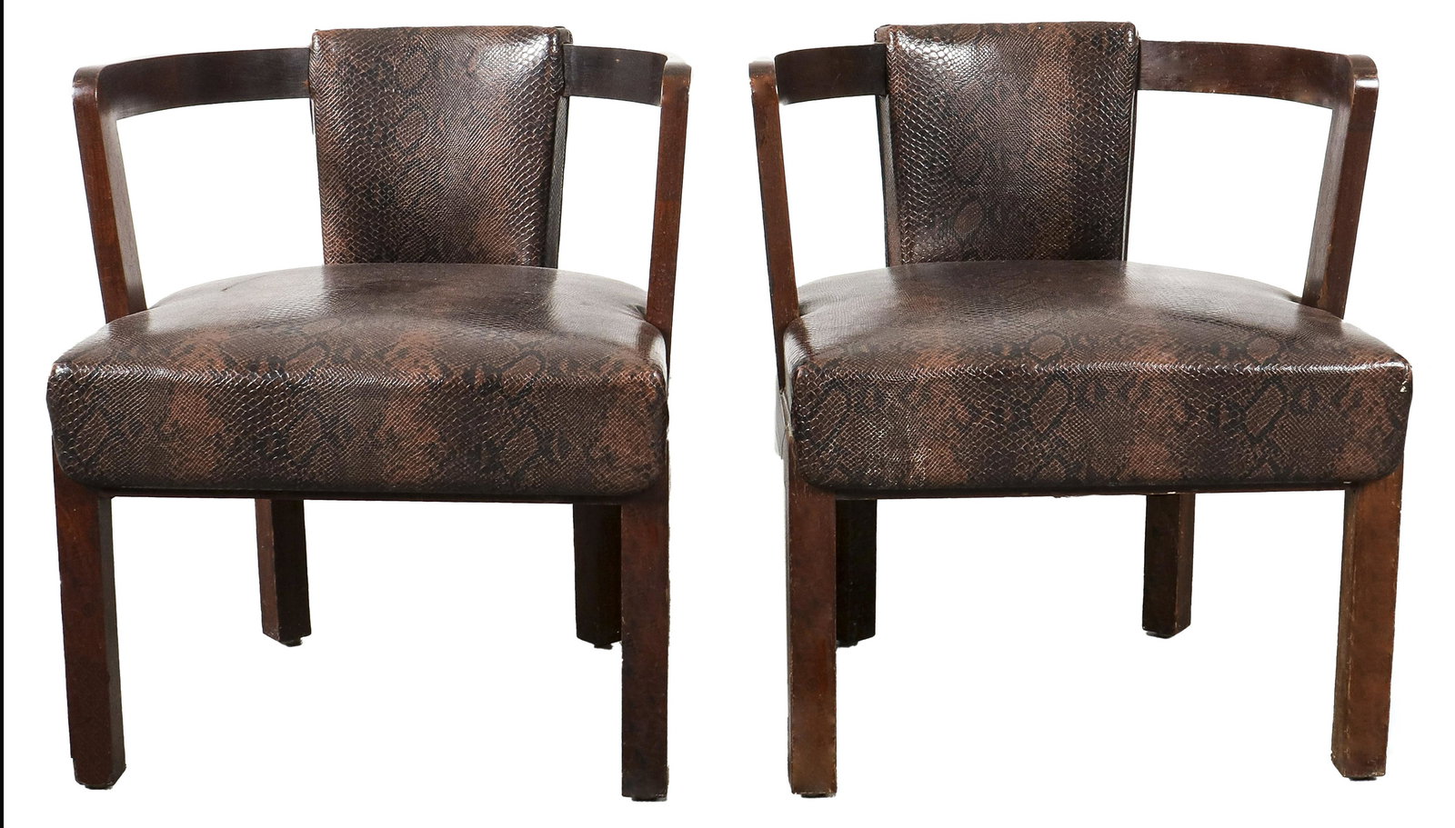 James Mont Mid-Century Modern Oxbow Armchairs, 2 (1 of 18)