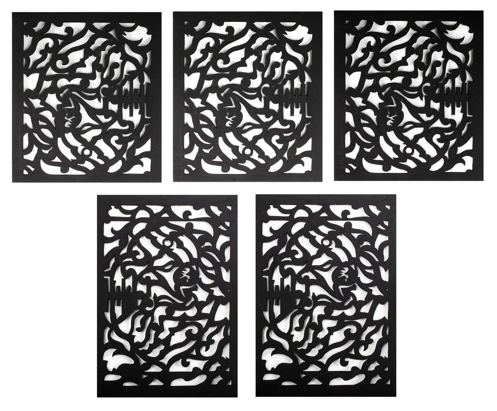 James Mont Asian Modern Wall Panels, 5 (1 of 5)