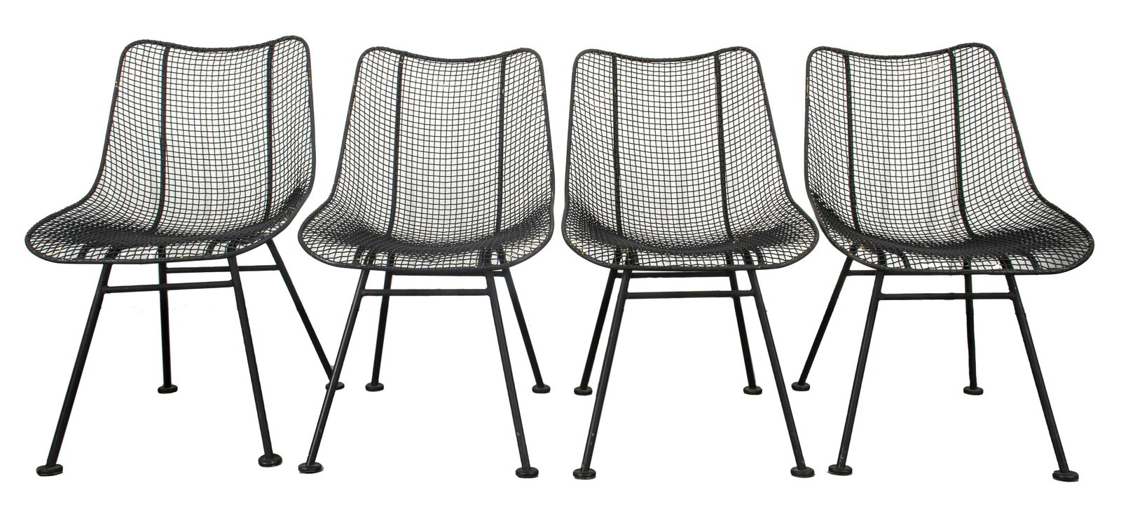 Woodard Mid-Century Modern Metal Mesh Chairs, 4 (1 of 7)