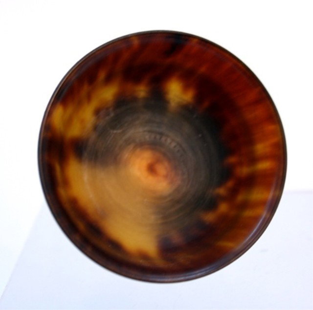 Chinese Small Translucent Rhino Horn Cup - 5