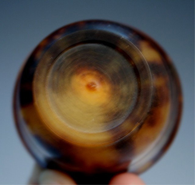Chinese Small Translucent Rhino Horn Cup - 6