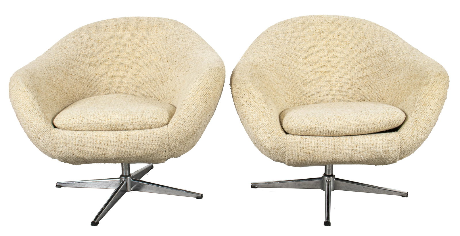 Overman Mid-Century Modern Lounge Chairs, Pr (1 of 8)