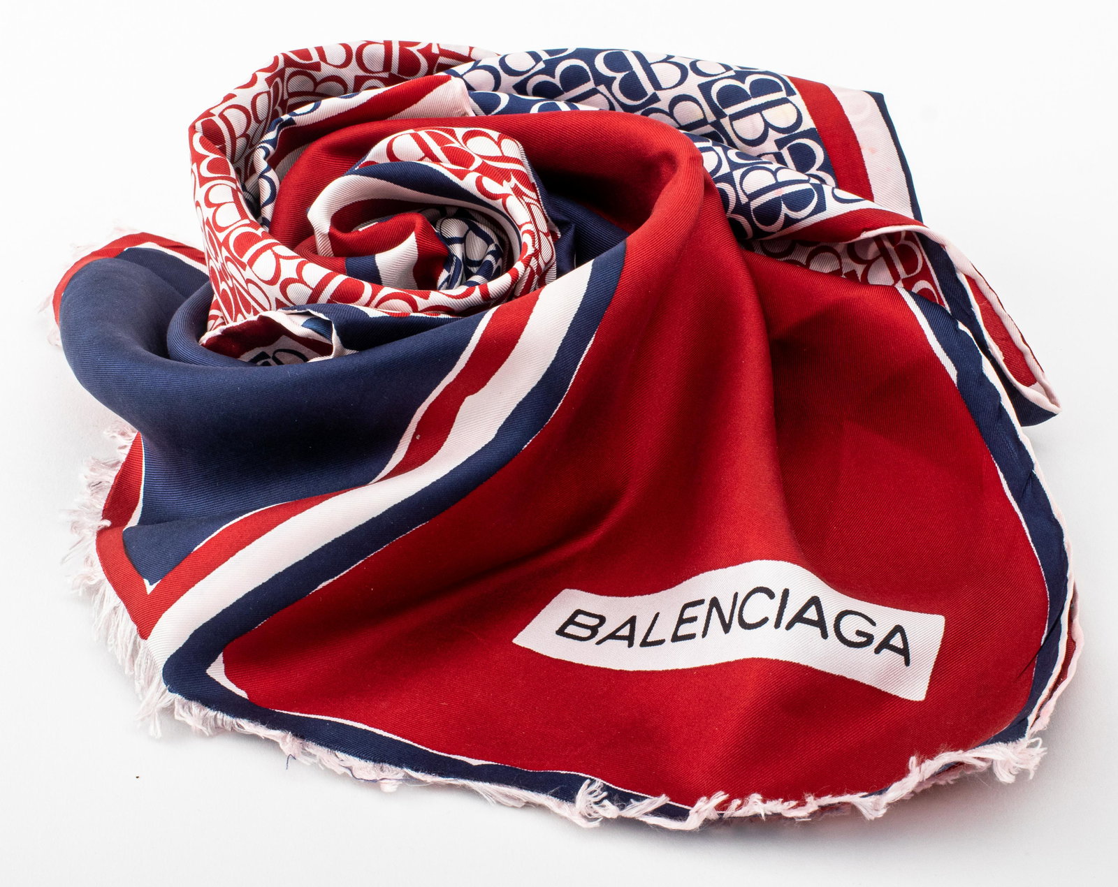 Balenciaga Silk Jacquard Scarf (1 of 7)